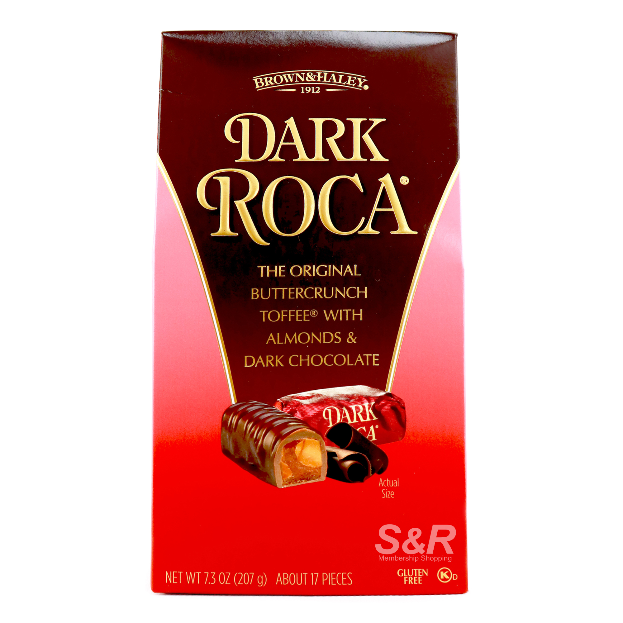 Brown & Haley Dark Roca The Original Buttercrunch Toffee with Almonds & Dark Chocolate 207g